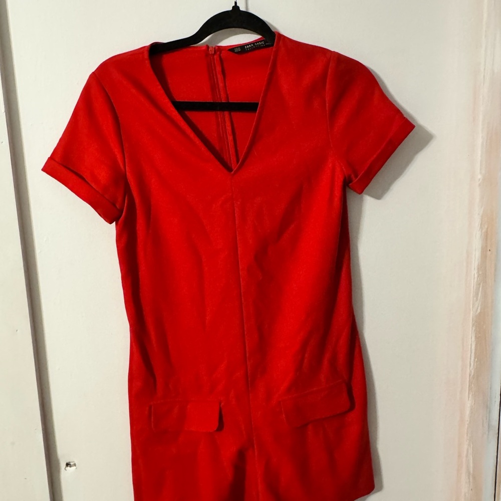 Zara Basic Collection Red Top - Picture 3 of 5